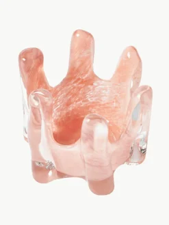Handgemaakte waxinelichthouder Helix, Ø 12 cm