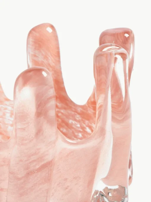 Handgemaakte waxinelichthouder Helix, Ø 12 cm