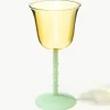 Handgemaakte wijnglazen Dot van borosilicaatglas, 2 stuks