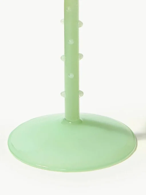 Handgemaakte wijnglazen Dot van borosilicaatglas, 2 stuks