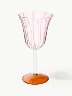 Handgemaakte wijnglazen Eve van borosilicaatglas, 2 stuks