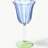 Handgemaakte wijnglazen Eve van borosilicaatglas, 2 stuks