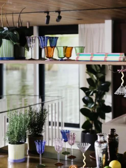 Handgemaakte wijnglazen Eve van borosilicaatglas, 2 stuks