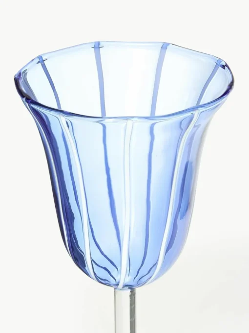Handgemaakte wijnglazen Eve van borosilicaatglas, 2 stuks
