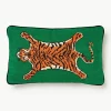 Handgemaakte wollendecoratief kussen Tiger