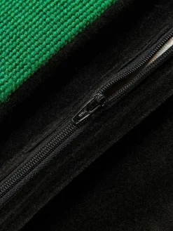 Handgemaakte wollendecoratief kussen Tiger
