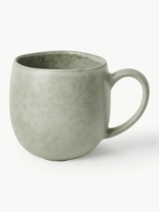 Handgemaakte XL theemokken Nordic Marsh, 2 stuks