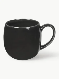 Handgemaakte XL theemokken Nordic Coal, 2 stuks