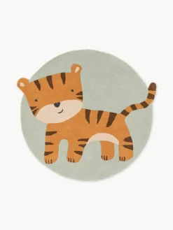 Handgetuft kindervloerkleed Savannah van wol