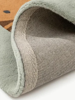 Handgetuft kindervloerkleed Savannah van wol
