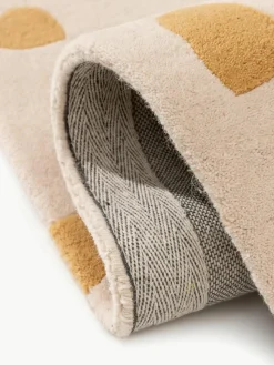 Handgetuft kindervloerkleed Savannah van wol