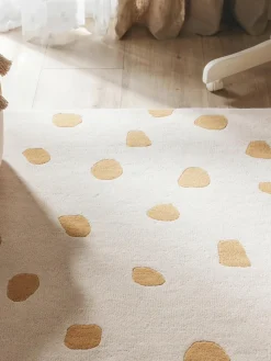Handgetuft kindervloerkleed Savannah van wol