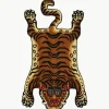 Handgetuft wollen vloerkleed Tiger