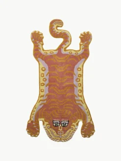 Handgetuft wollen vloerkleed Tigress