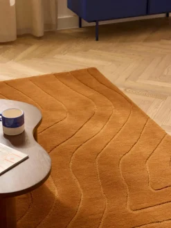 Handgetuft wollen vloerkleed Aaron