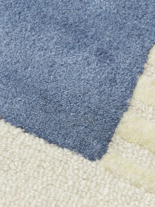 Handgetuft wollen vloerkleed Pierre met hoog-laag structuur