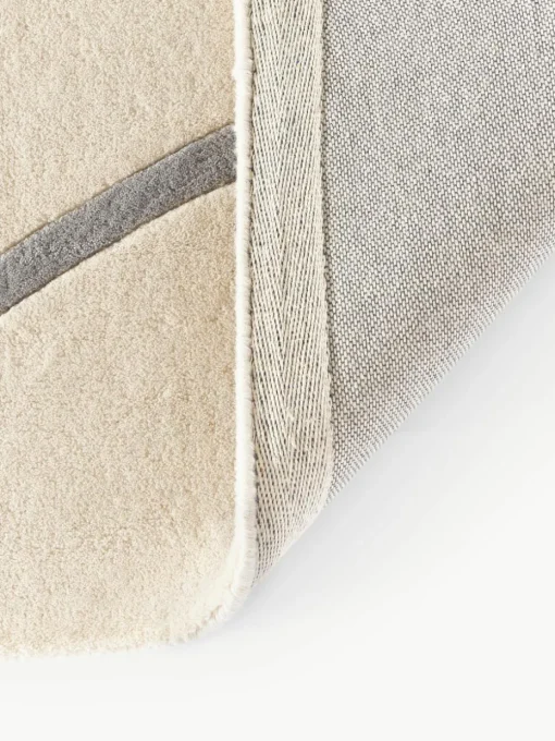 Handgetuft wollen vloerkleed Luke met abstract patroon