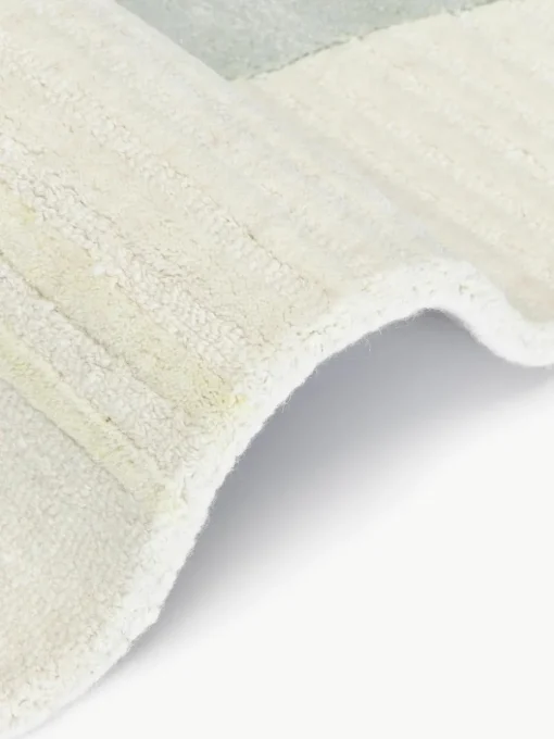 Handgetuft wollen vloerkleed Pierre met hoog-laag structuur