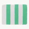 Handgetufte placemats Kio Stripe, 4 stuks