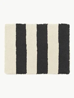 Handgetufte placemats Kio Stripe, 4 stuks