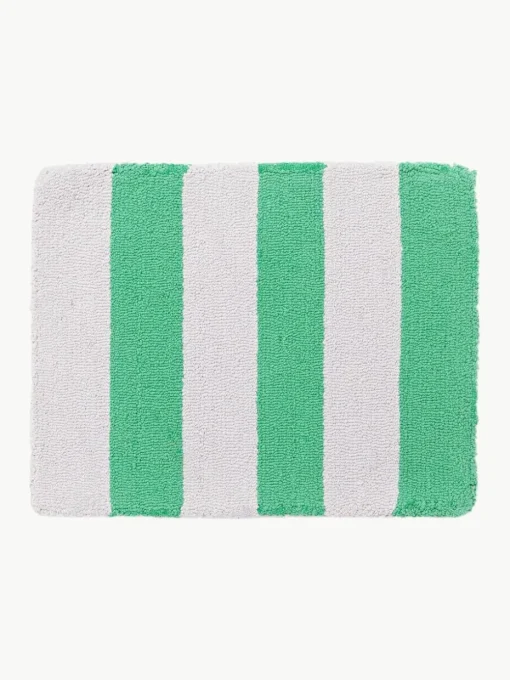 Handgetufte placemats Kio Stripe, 4 stuks