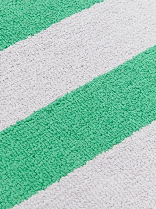 Handgetufte placemats Kio Stripe, 4 stuks