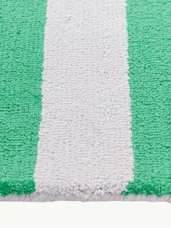 Handgetufte placemats Kio Stripe, 4 stuks