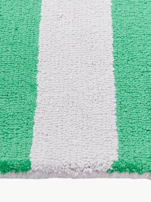 Handgetufte placemats Kio Stripe, 4 stuks