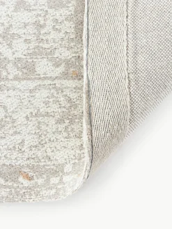 Handgeweven chenille vloerkleed Neapel