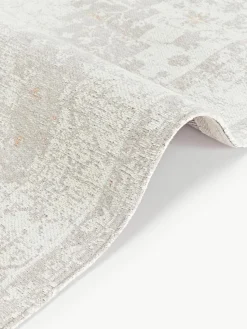 Handgeweven chenille vloerkleed Neapel