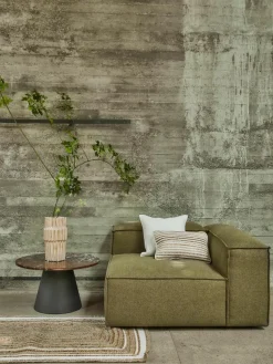 Handgeweven jute deurmat Clover