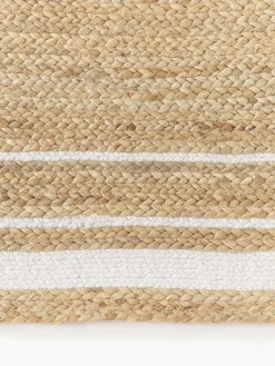 Handgeweven jute loper Clover