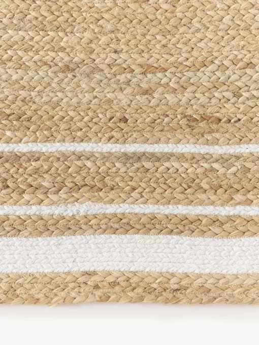 Handgeweven jute loper Clover