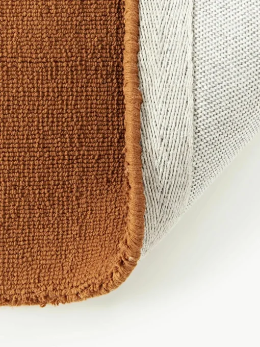 Handgeweven katoenen vloerkleed Lora