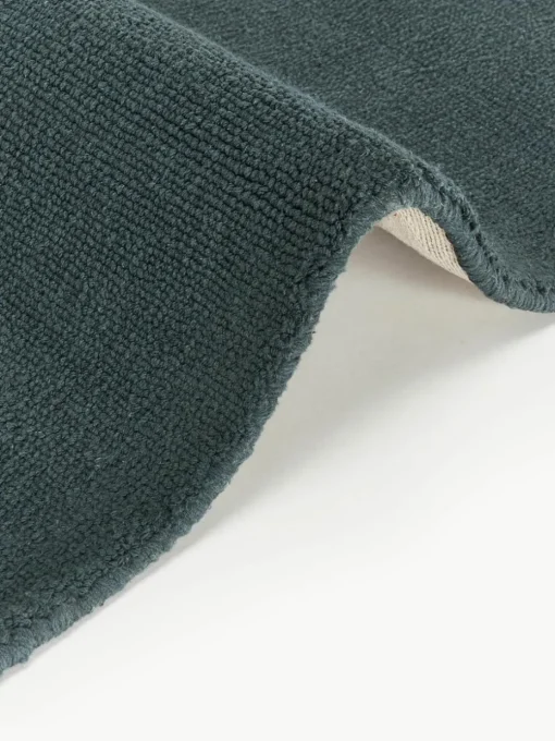 Handgeweven katoenen vloerkleed Lora