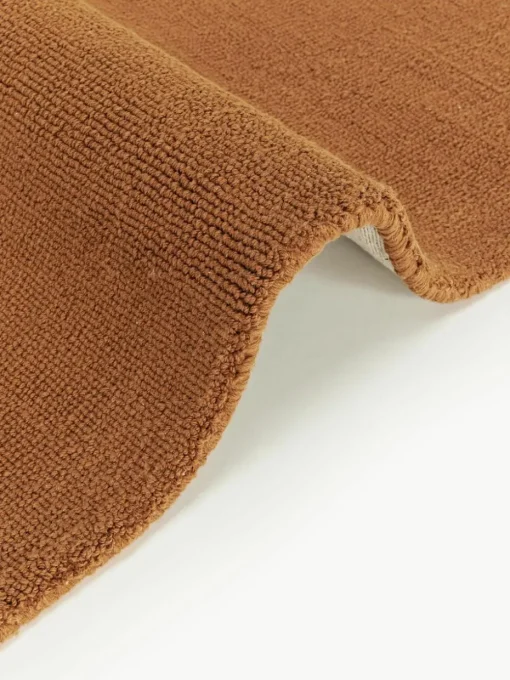 Handgeweven katoenen vloerkleed Lora