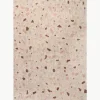Handgeweven kindervloerkleed Terrazzo, wasbaar