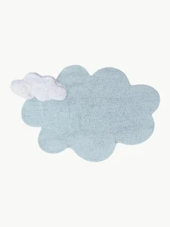 Handgeweven kindervloerkleed Dream met hoog-laag effect, wasbaar