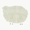 Handgeweven kindervloerkleed Sheep van wol, wasbaar
