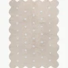 Handgeweven kindervloerkleed Biscuit, wasbaar