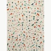 Handgeweven kindervloerkleed Terrazzo, wasbaar
