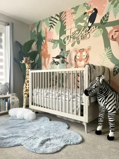 Handgeweven kindervloerkleed Dream met hoog-laag effect, wasbaar