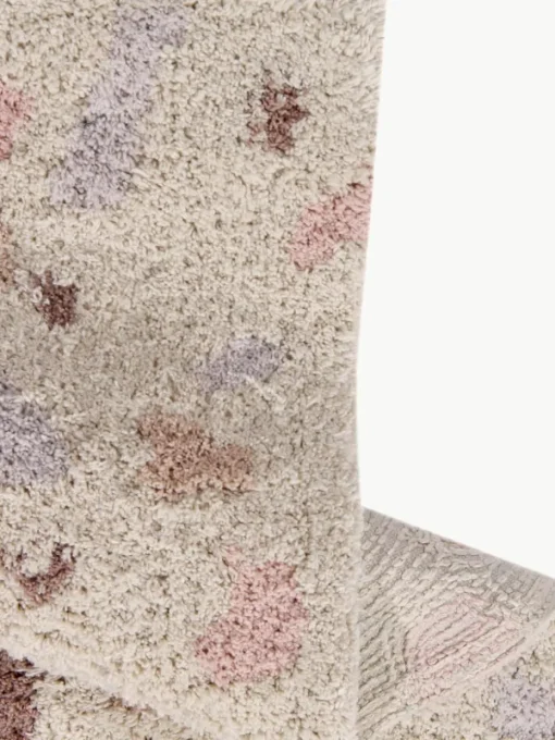 Handgeweven kindervloerkleed Terrazzo, wasbaar