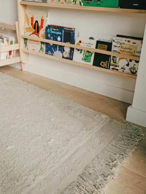 Handgeweven kindervloerkleed Woods, wasbaar