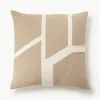 Handgeweven kussenhoes Asta met geometrisch patroon