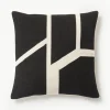 Handgeweven kussenhoes Asta met geometrisch patroon