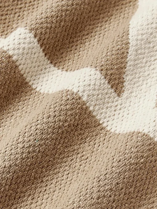 Handgeweven kussenhoes Asta met geometrisch patroon