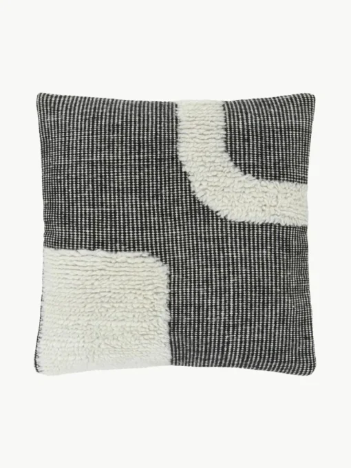 Handgeweven kussenhoes Wool
