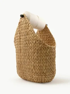 Handgeweven opbergmand Pape met toiletrolhouder