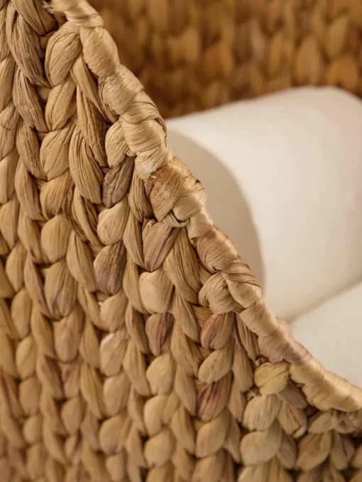 Handgeweven opbergmand Pape met toiletrolhouder